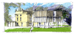 Painting of the Holburne Museum by Eric Parry