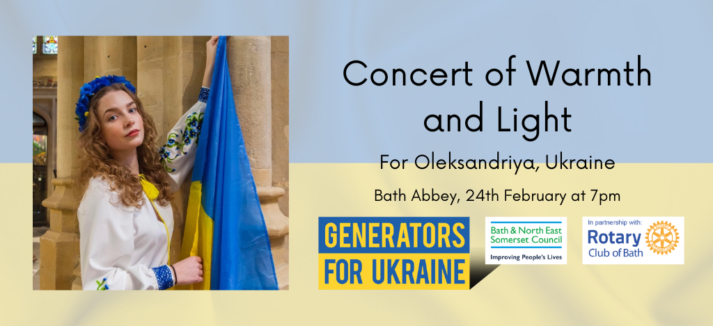 Concert of Warmth and Light for Ukraine at Bath Abbey