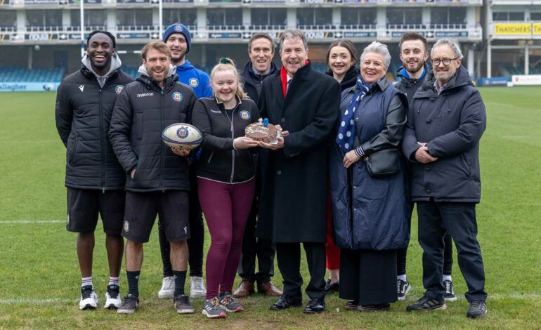 Metro Mayor helps celebrate 20 years of the Bath Rugby Foundation