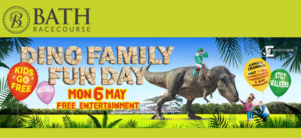 The Eco Scheme Dinosaur Family Fun Day at Bath Racecourse