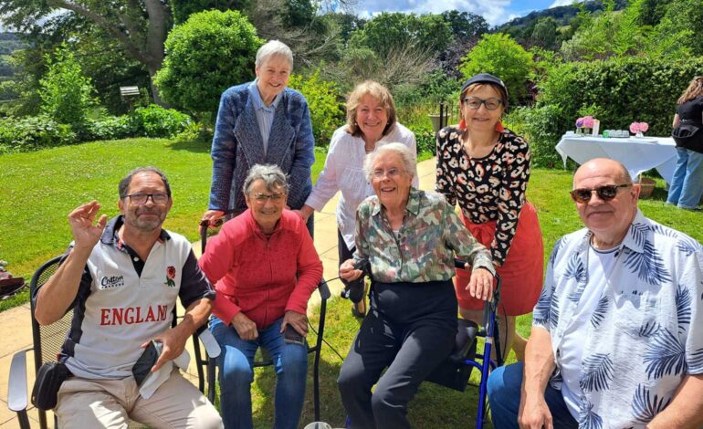 Local care home welcomes French guests for special picnic