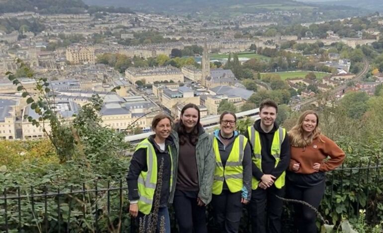 Conservation work at Alexandra Park thanks to National Grid team