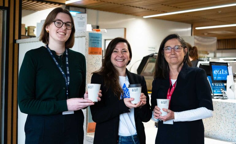 University’s reusable scheme saves more than 4500 disposable cups