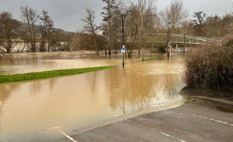 Flood alert issued with road closed and more heavy rain on the way