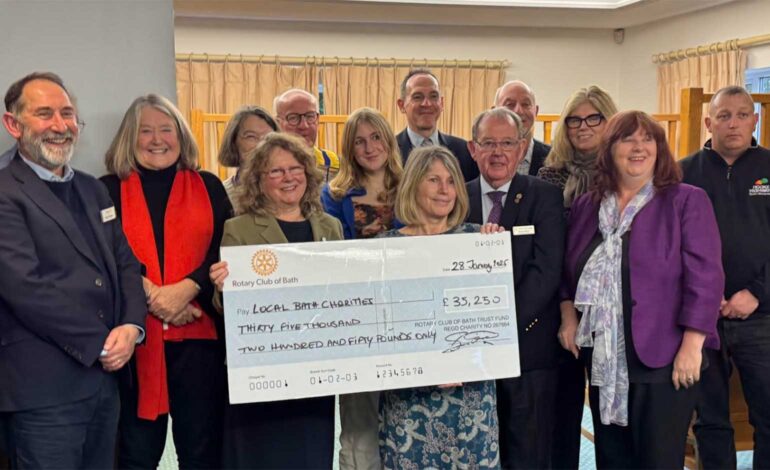 Rotary Club celebrates giving more than £35,000 to local charities