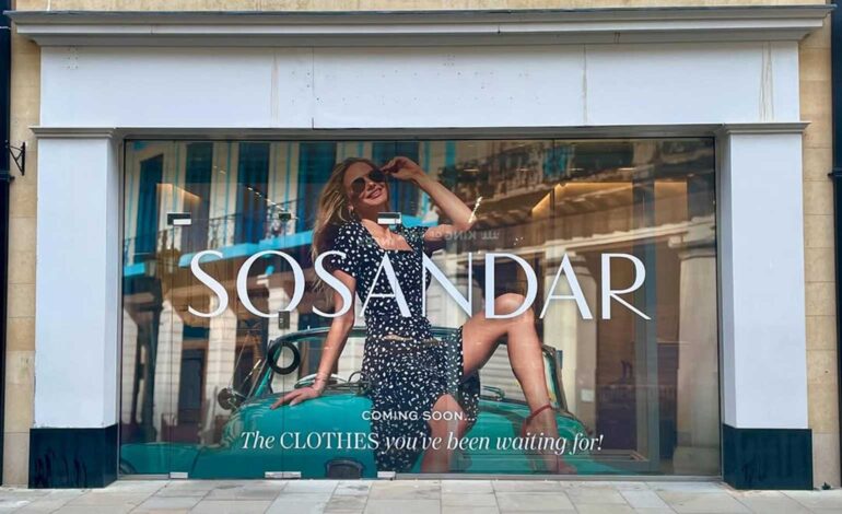 Women’s fashion brand Sosandar set to open at SouthGate Bath