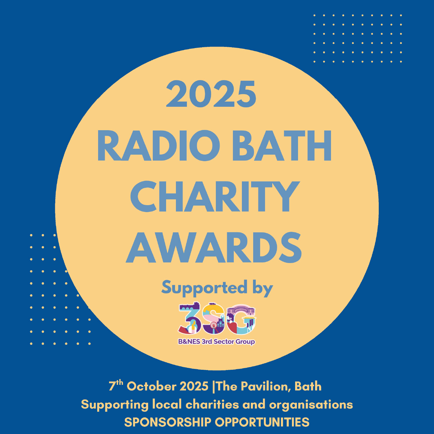 Radio Bath Charity Awards 2025 - Sponsorship Opportunities