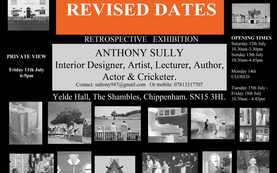 Retrospective Exhibition by Anthony Sully