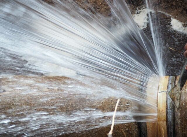 Another burst water main on road linking Keynsham and A37