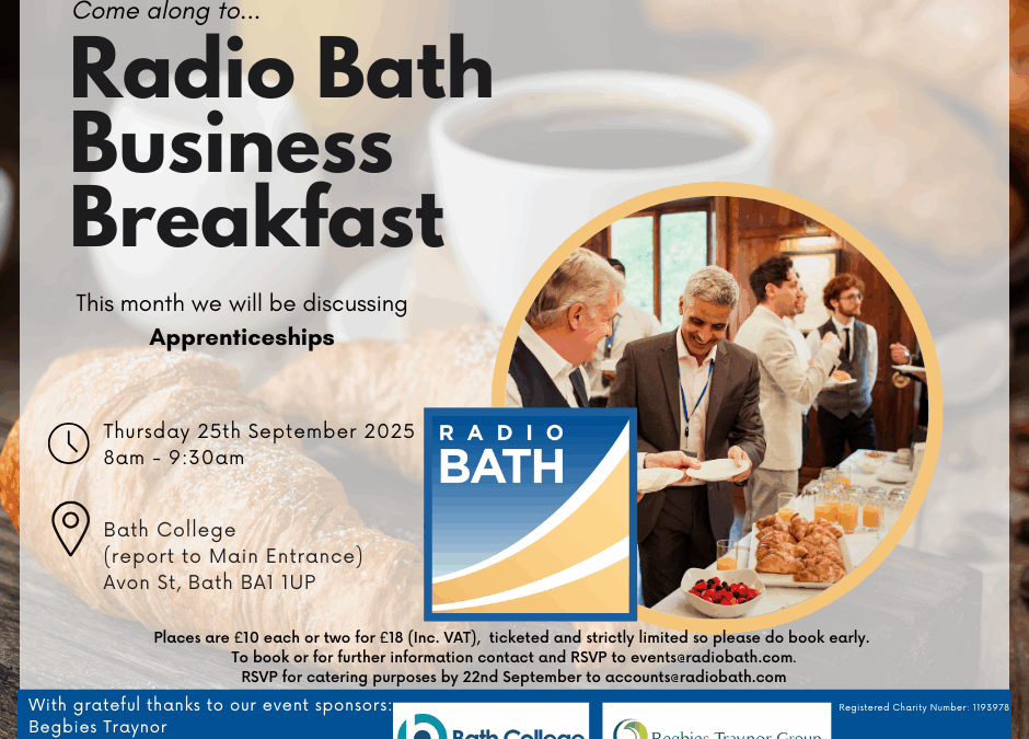 Join us for September’s Business Breakfast