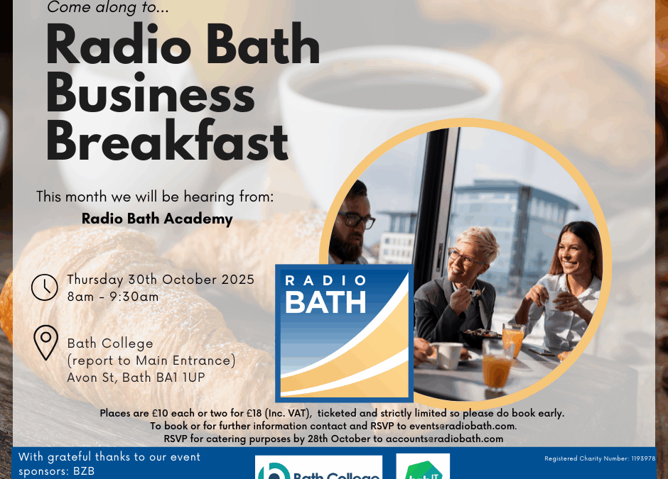 Join us for Octobers Business Breakfast