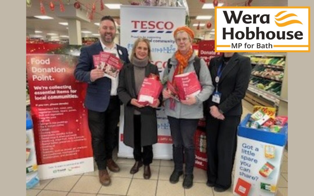 MP urges support for Tesco Winter Food Collection