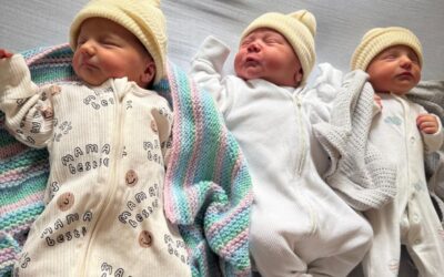 Three cousins born hours apart at the RUH in Bath