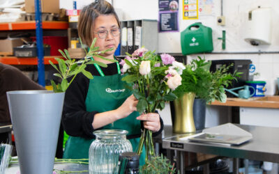 Bath College Floristry Students Bring Colour to Dorothy House in New Community Partnership